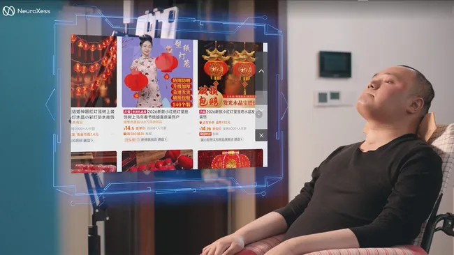 Парализованный с нейроинтерфейсом от NeuroXess. Источник